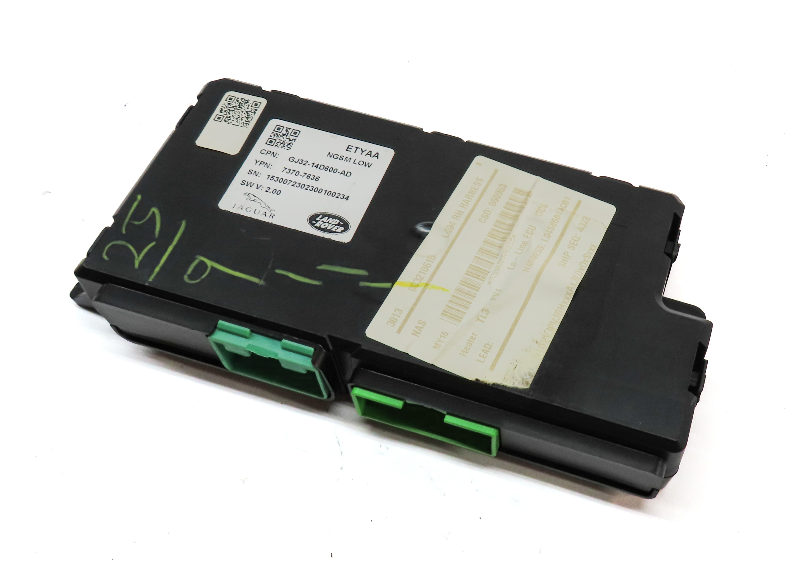 2016 RANGE ROVER SPORT (L494) FRONT RIGHT PASSENGER SEAT CONTROL MODULE — exact item pictured
